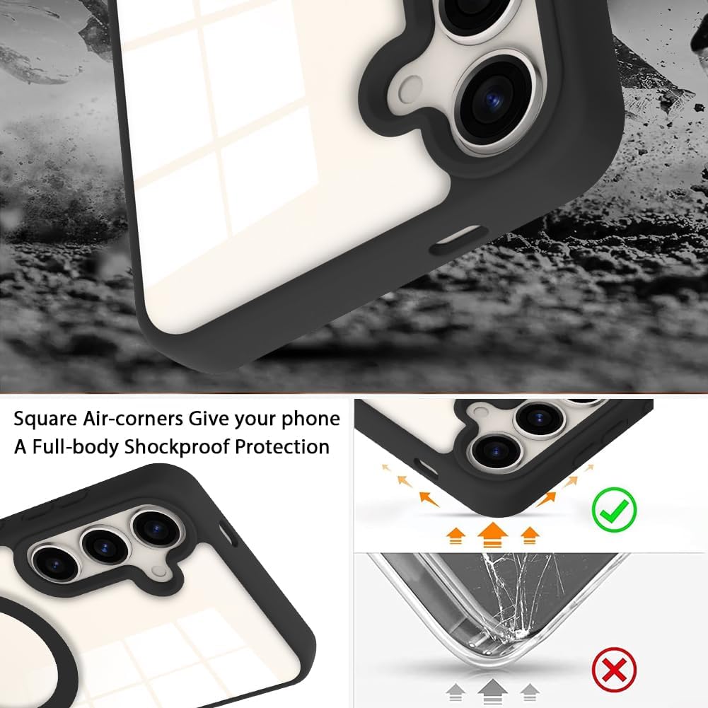 Transparent Hybrid MagSafe Case for Samsung Galaxy S24 FE Transparent Hybrid MagSafe Case for Samsung Galaxy S24 FE